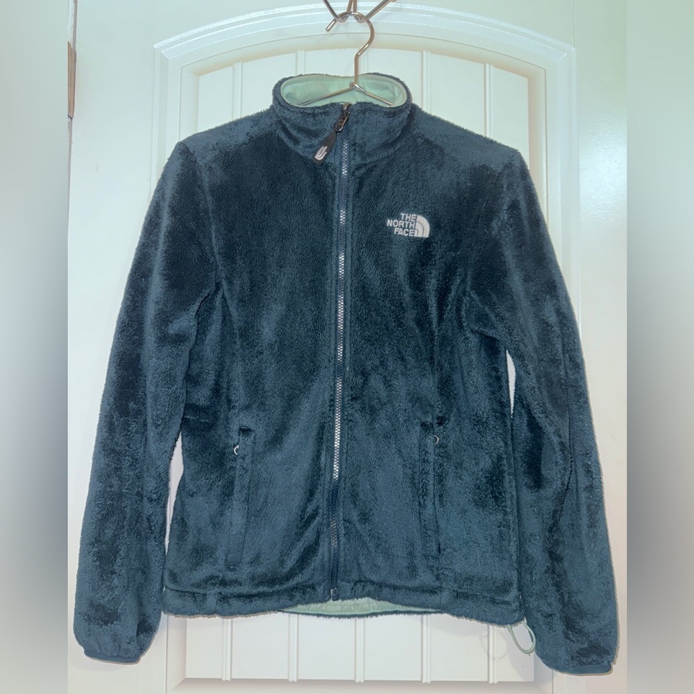 The North Face Dark Gray Fleece Jacket - Picture 1 of 14
